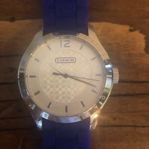 Coach watch blue